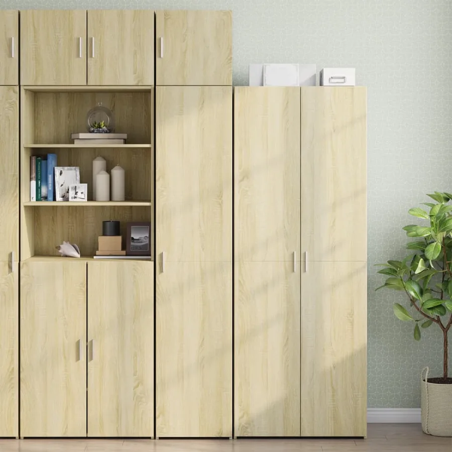 Armoire murale chêne sonoma 40x42,5x40 cm bois d'ingénierie - 3