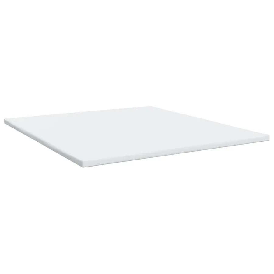 Sommier à lattes de lit avec matelas Crème 200x200 cm Tissu - 10