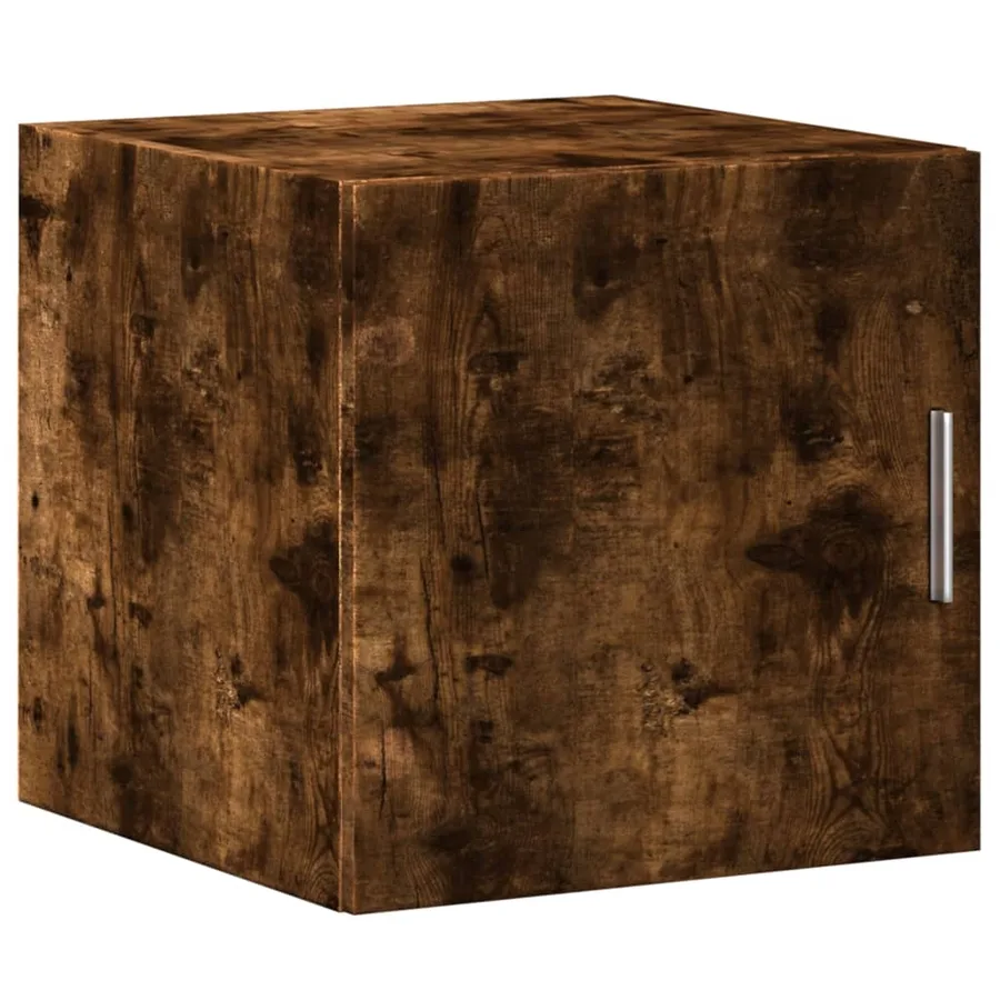 Armoire murale chêne fumé 40x42,5x40 cm bois d'ingénierie - 2