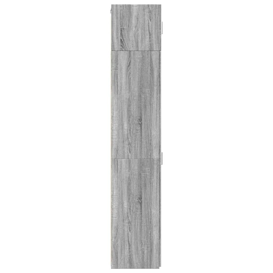 Armoire de rangement mince sonoma gris 40x42,5x225 cm - 7