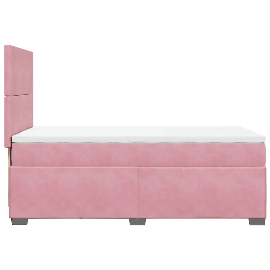 Sommier à lattes de lit et matelas Rose 80x200 cm Velours - 12