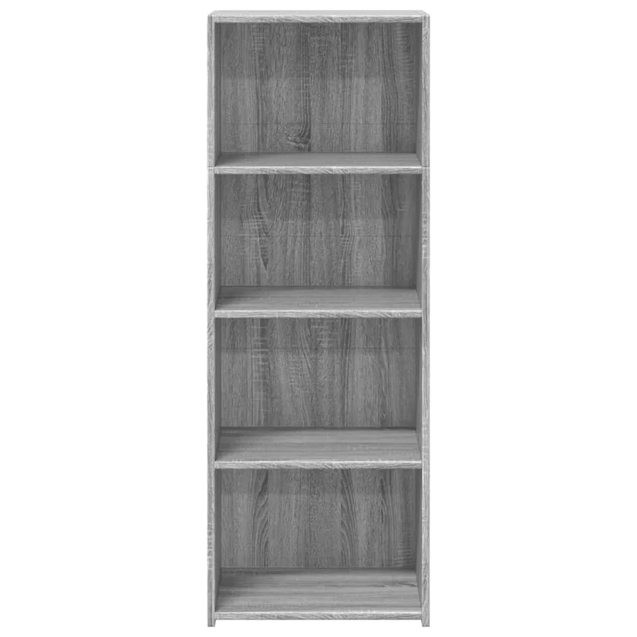 Buffet haut sonoma gris 45x41x124 cm bois d'ingénierie - 4