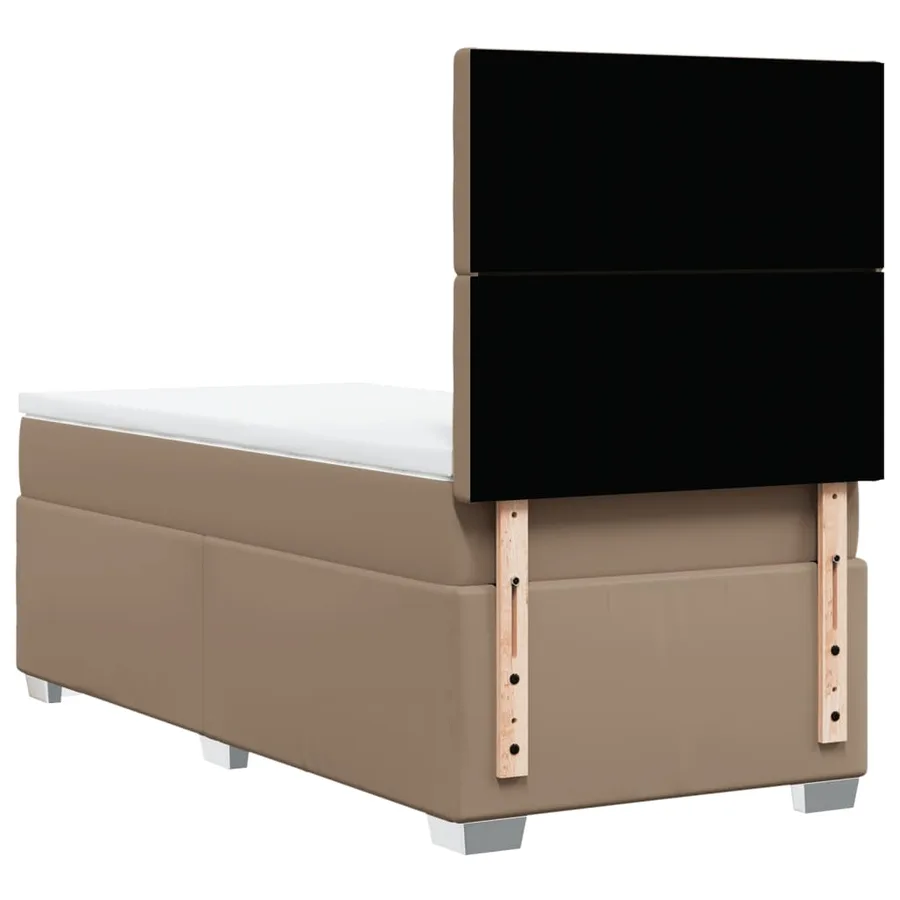 Sommier à lattes de lit avec matelas Cappuccino 100x200 cm - 10