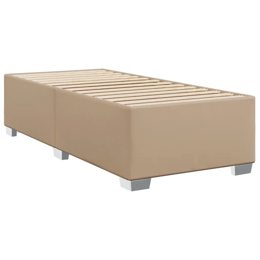 Sommier à lattes de lit avec matelas Cappuccino 100x200 cm - 5