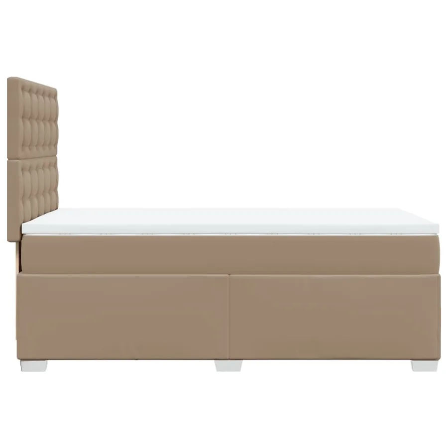 Sommier à lattes de lit avec matelas Cappuccino 100x200 cm - 9