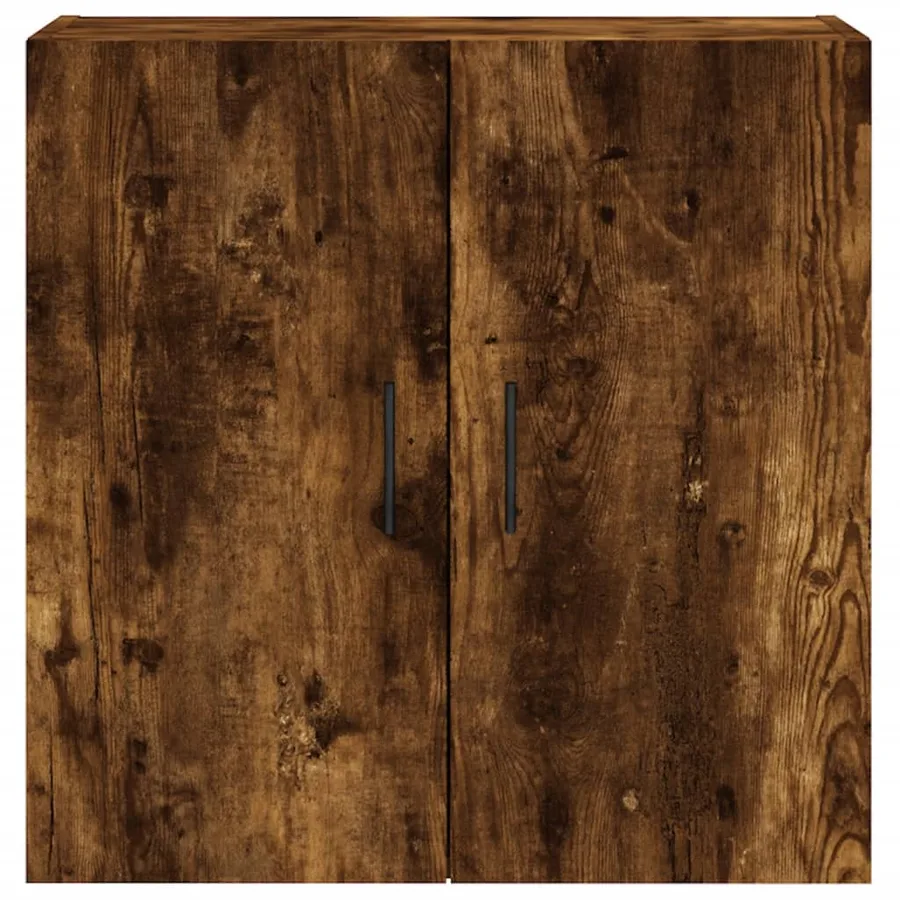 Armoire murale chêne fumé 60x31x60 cm bois d'ingénierie - 5
