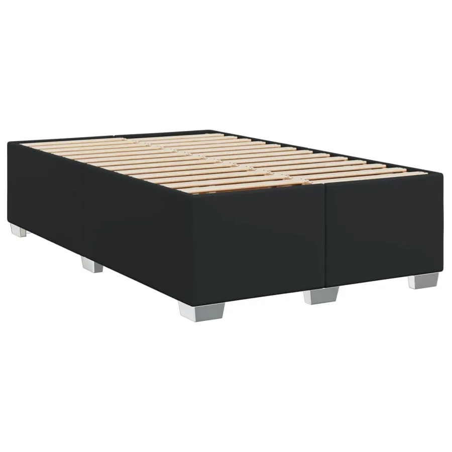 Sommier à lattes de lit matelas Noir 120x200 cm Similicuir - 8