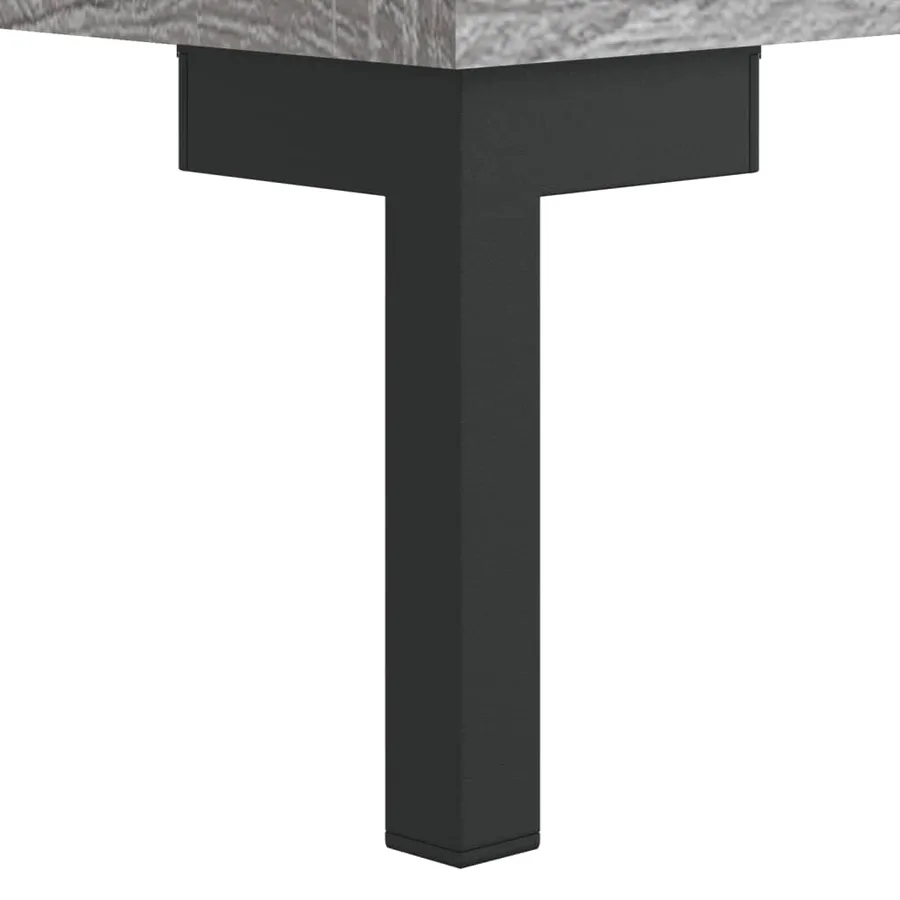 Buffet sonoma gris 69,5x34x90 cm bois d'ingénierie - 10