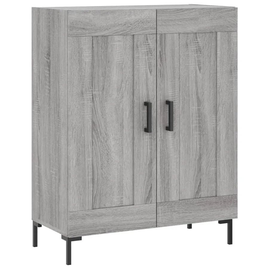 Buffet sonoma gris 69,5x34x90 cm bois d'ingénierie - 2