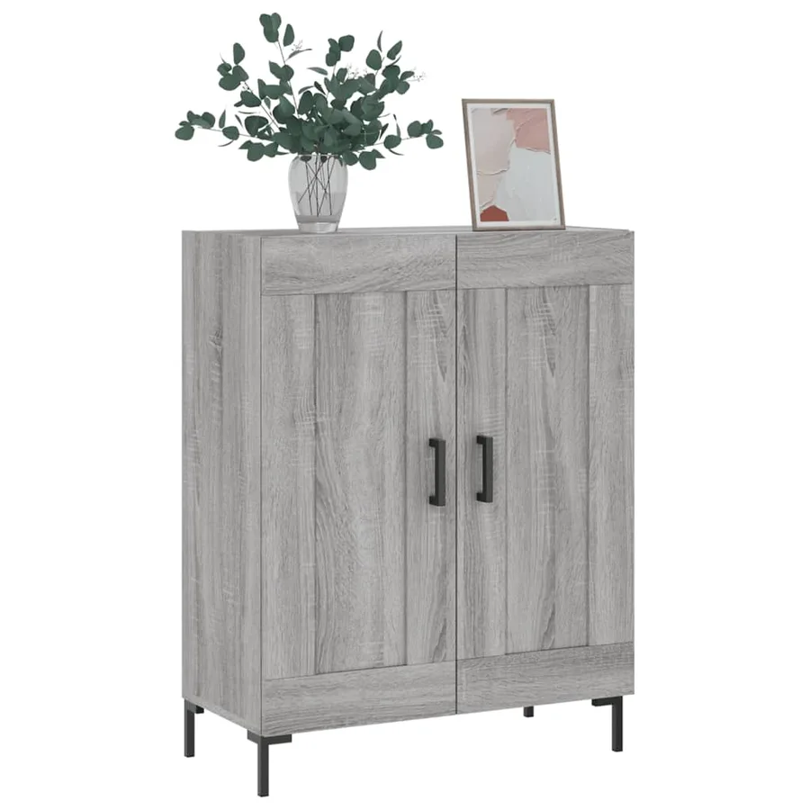 Buffet sonoma gris 69,5x34x90 cm bois d'ingénierie - 3