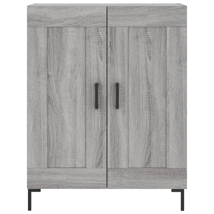 Buffet sonoma gris 69,5x34x90 cm bois d'ingénierie - 5