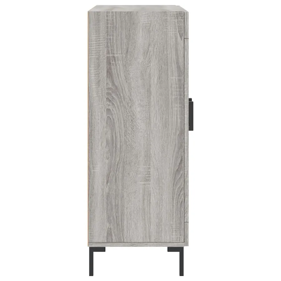 Buffet sonoma gris 69,5x34x90 cm bois d'ingénierie - 7