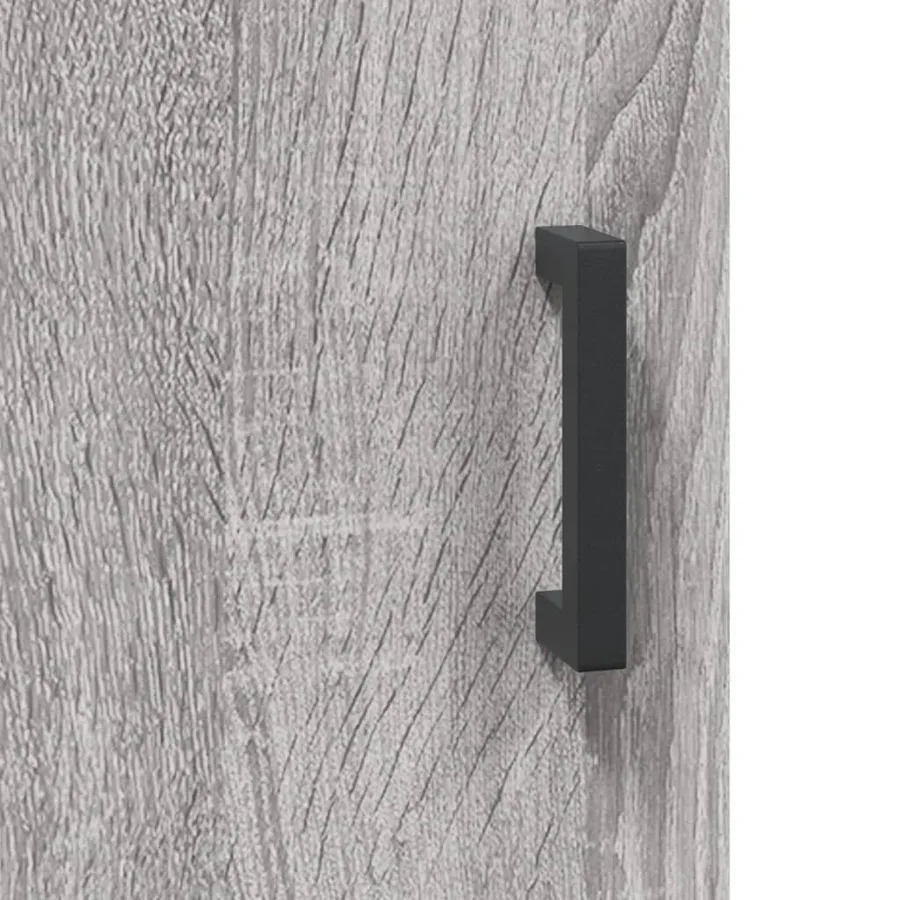 Buffet sonoma gris 69,5x34x90 cm bois d'ingénierie - 9