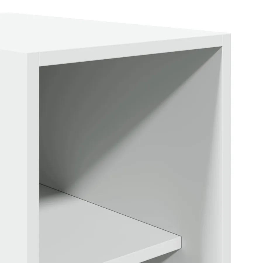 Garde-robe Blanc 30x50x200 cm Bois d'ingénierie - 7