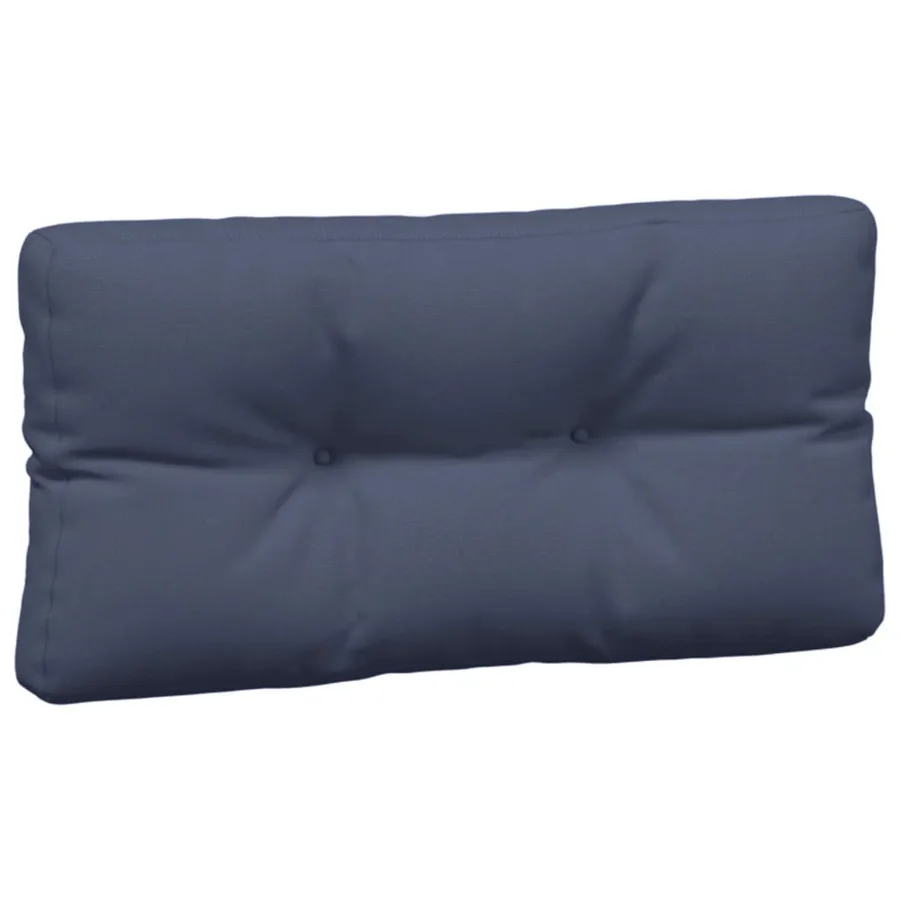 Coussins palette lot de 3 tissu bleu marine - 5