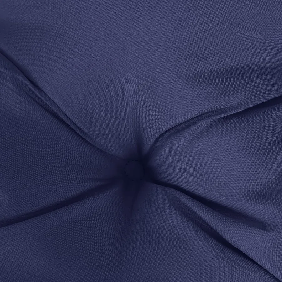 Coussins palette lot de 3 tissu bleu marine - 7