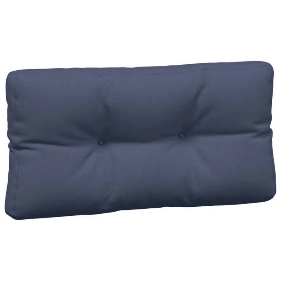 Coussins palette lot de 5 tissu bleu marine - 5