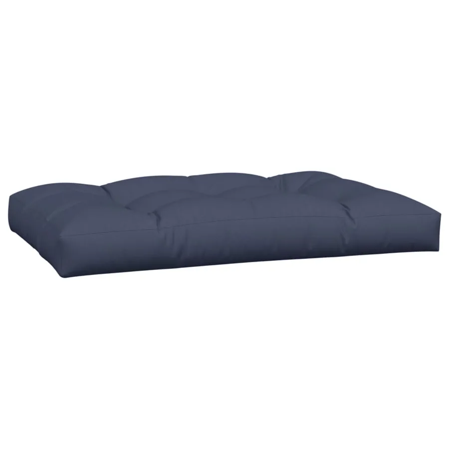 Coussins palette lot de 5 tissu bleu marine - 6