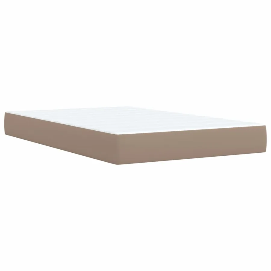Sommier à lattes de lit avec matelas Cappuccino 120x200 cm - 10