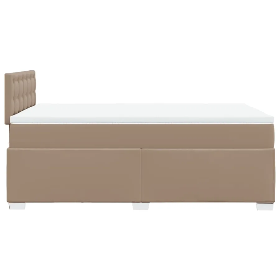 Sommier à lattes de lit avec matelas Cappuccino 120x200 cm - 5