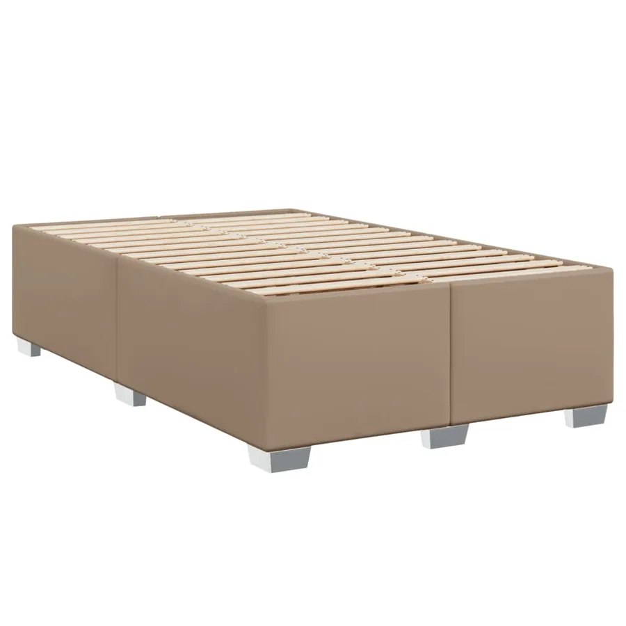 Sommier à lattes de lit avec matelas Cappuccino 120x200 cm - 8