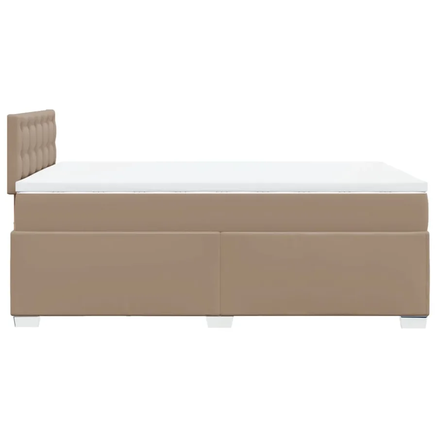 Sommier à lattes de lit avec matelas Cappuccino 120x200 cm - 11