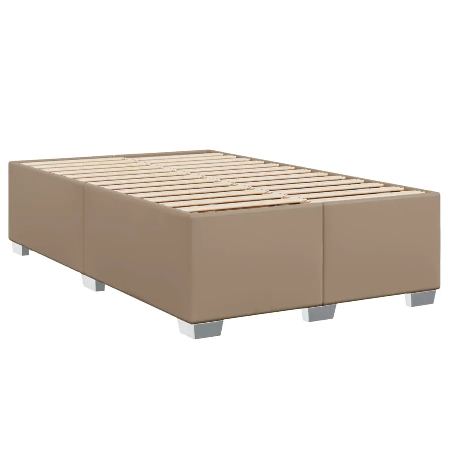 Sommier à lattes de lit avec matelas Cappuccino 120x200 cm - 8