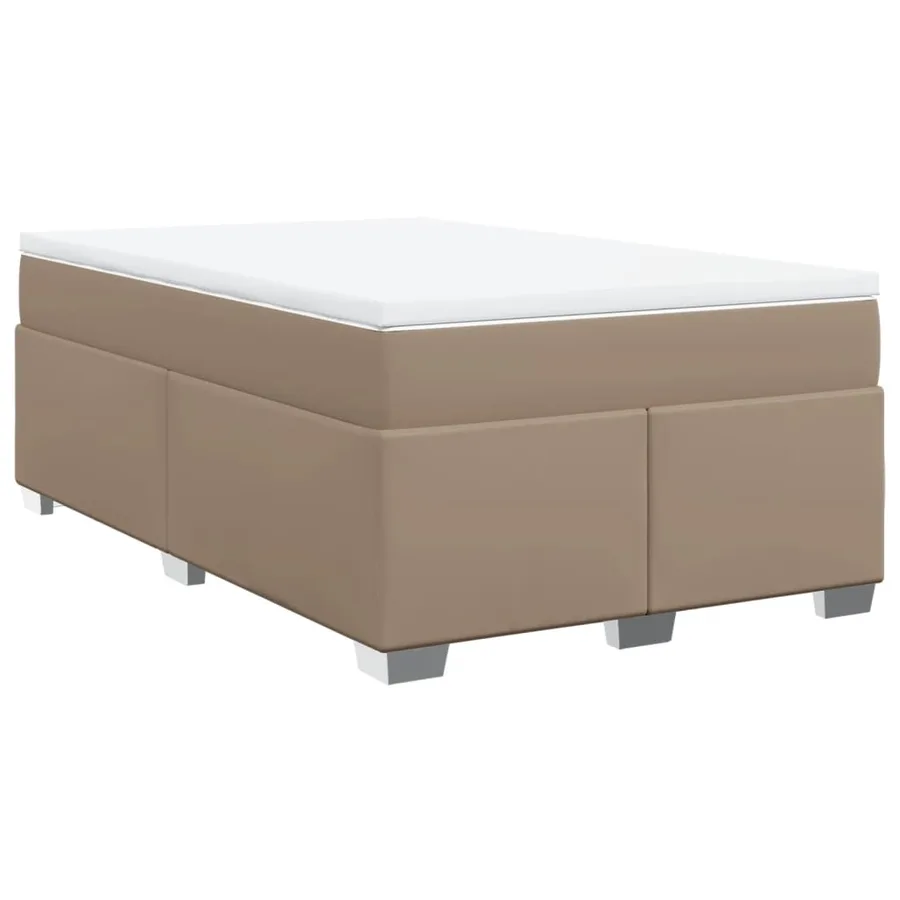 Sommier à lattes de lit avec matelas Cappuccino 120x200 cm - 2