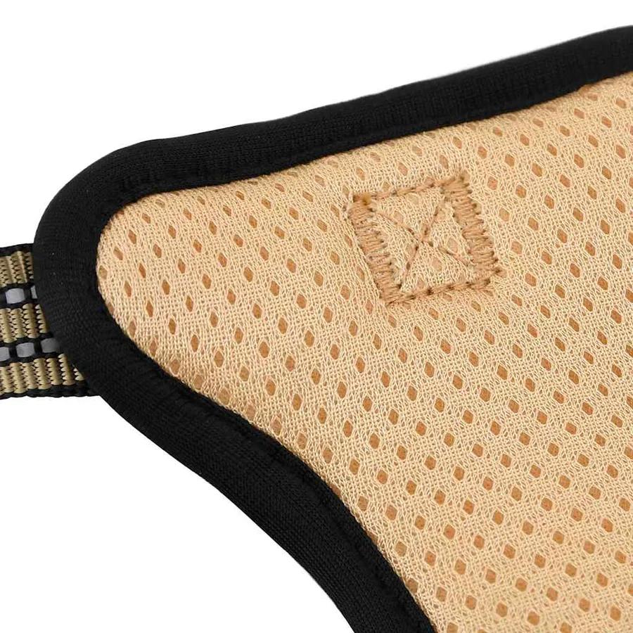 Harnais pour chien avec laisse et collier réglables marron L - 10