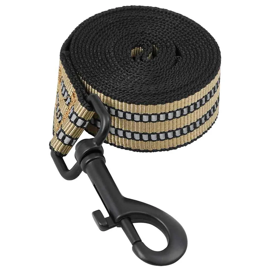 Harnais pour chien avec laisse et collier réglables marron L - 6