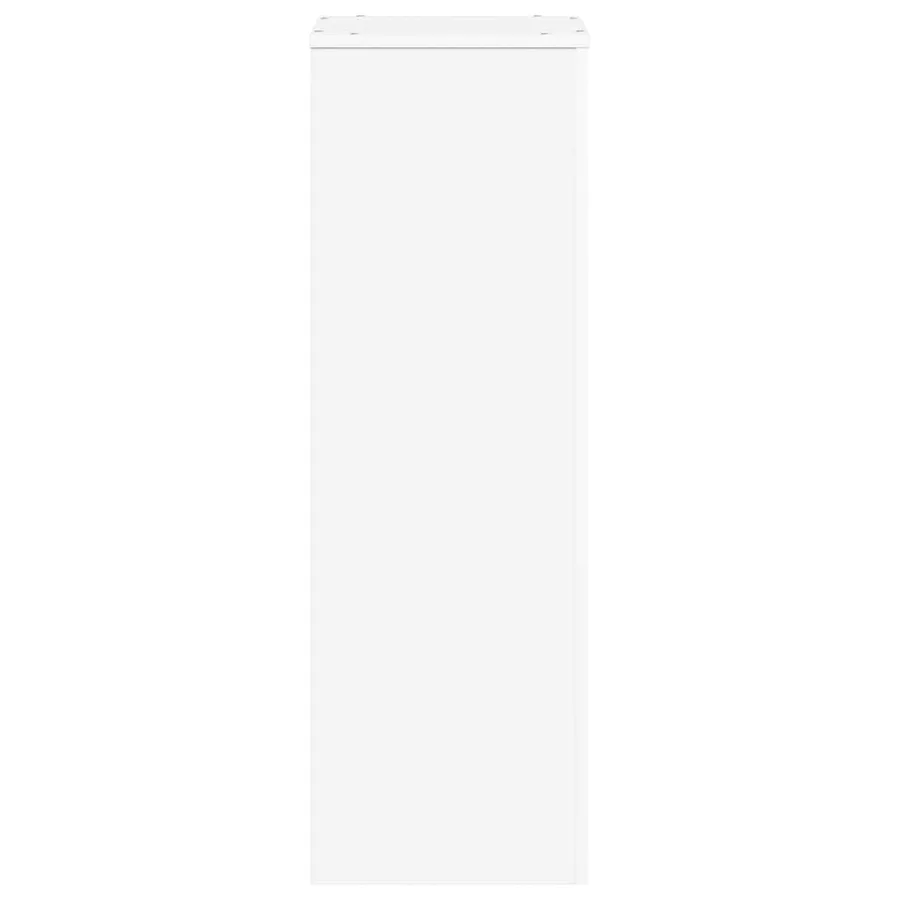 Support pour plantes blanc 33x33x100 cm bois d'ingénierie - 5