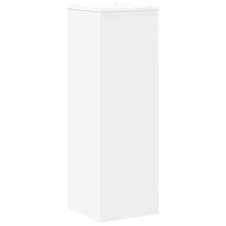 Support pour plantes blanc 33x33x100 cm bois d'ingénierie - 6