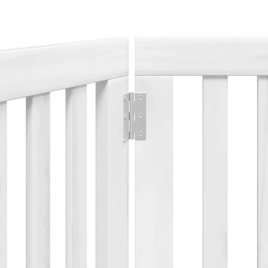 Barrière pour chien pliable 3 panneaux 150 cm bois de peuplier - 8