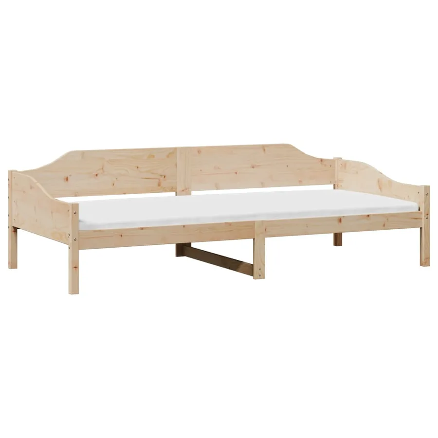 Cadre de lit sans matelas 90x200 cm bois de pin massif - 3