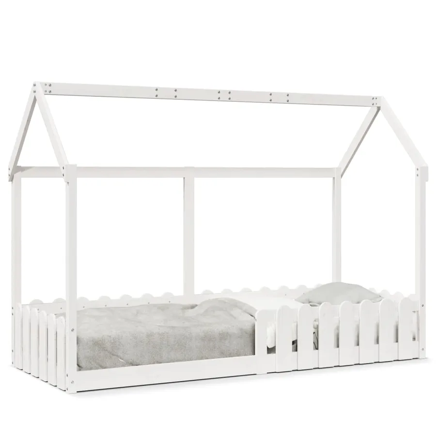 Cadre de lit d'enfants forme de maison sans matelas 80x200 cm - 2