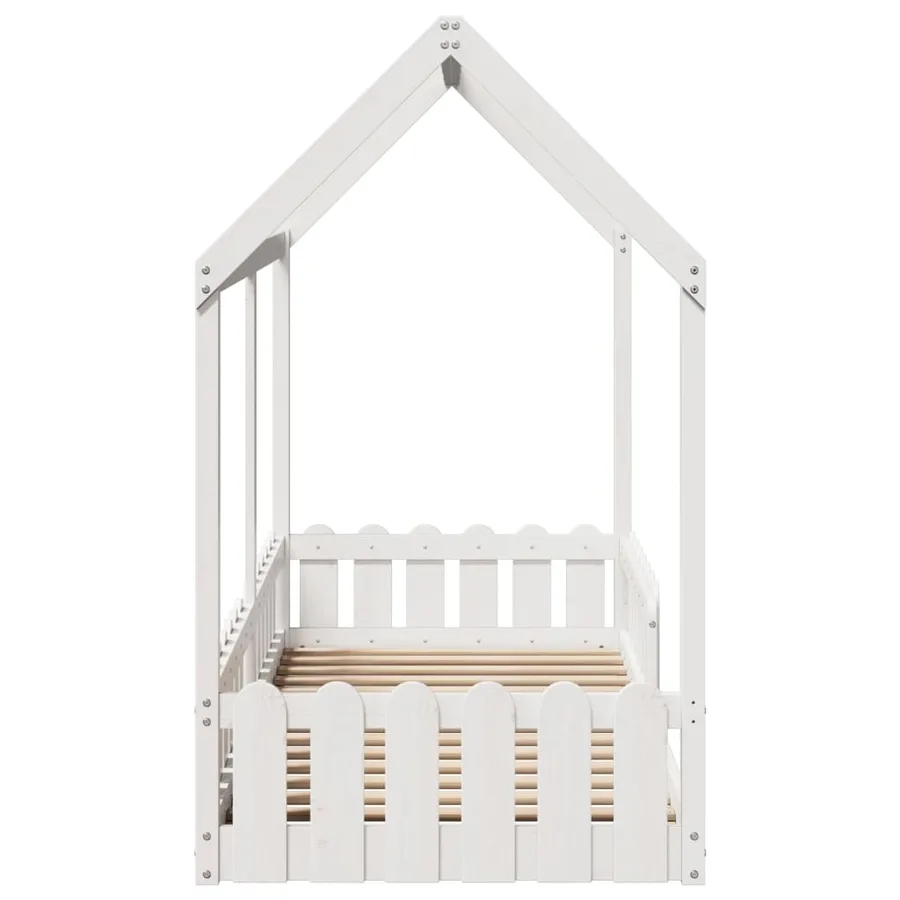 Cadre de lit d'enfants forme de maison sans matelas 80x200 cm - 5