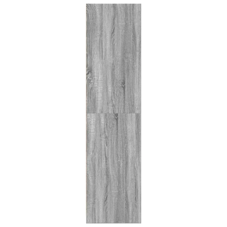 Garde-robe sonoma gris 80x50x200 cm bois d'ingénierie - 5