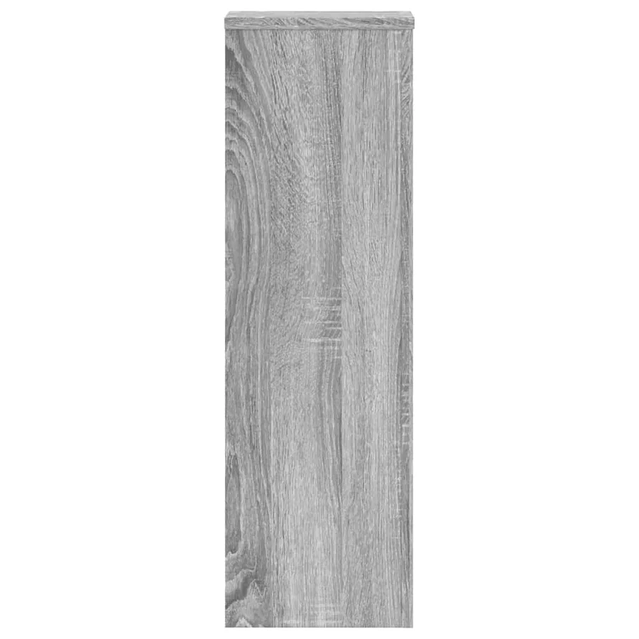 Supports pour plantes 2 pcs sonoma gris bois d'ingénierie - 6