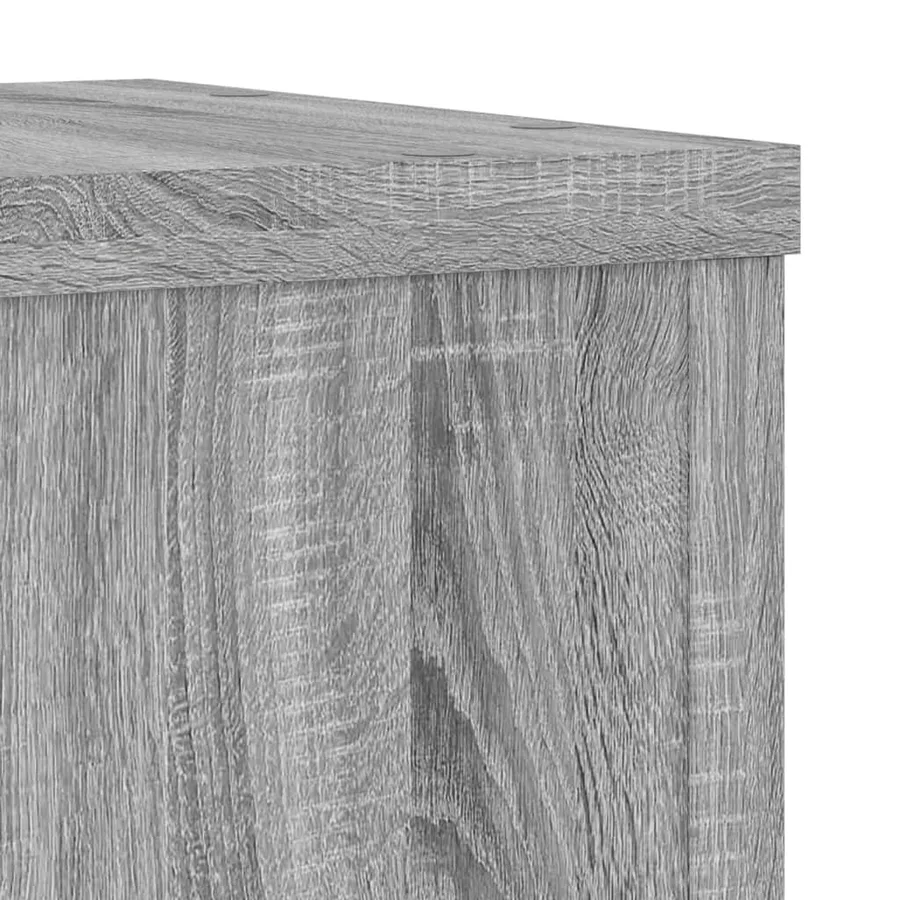 Supports pour plantes 2 pcs sonoma gris bois d'ingénierie - 7