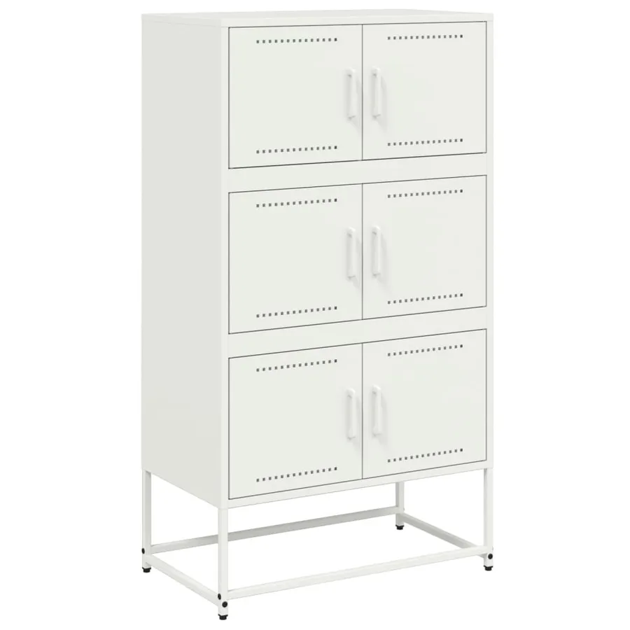 Buffet rose 68,5x38,5x123,5 cm acier - 2