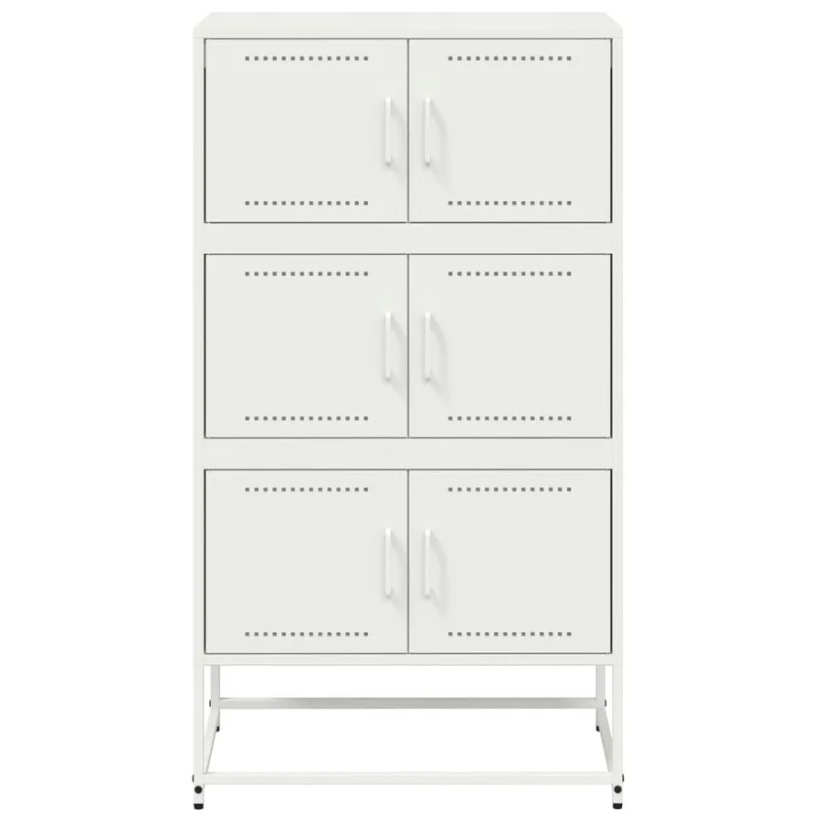 Buffet rose 68,5x38,5x123,5 cm acier - 6