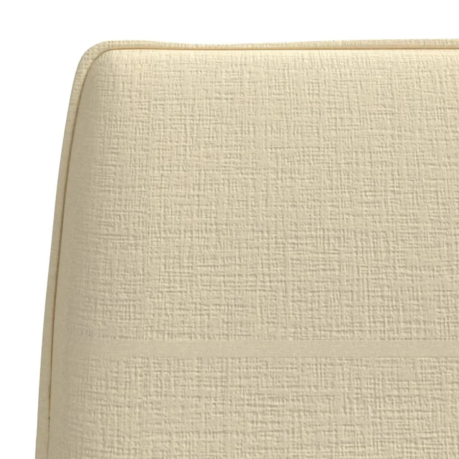 Banc Crème 100x75x76 cm Tissu - 6