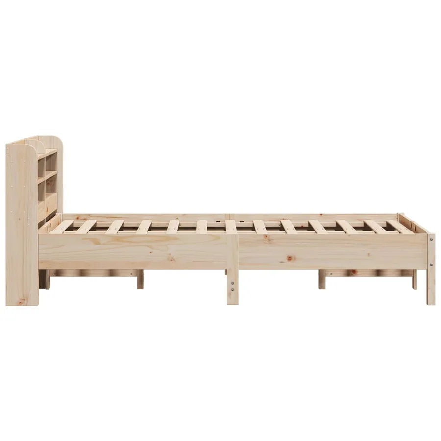 Cadre de lit sans matelas 90x200 cm bois de pin massif - 5