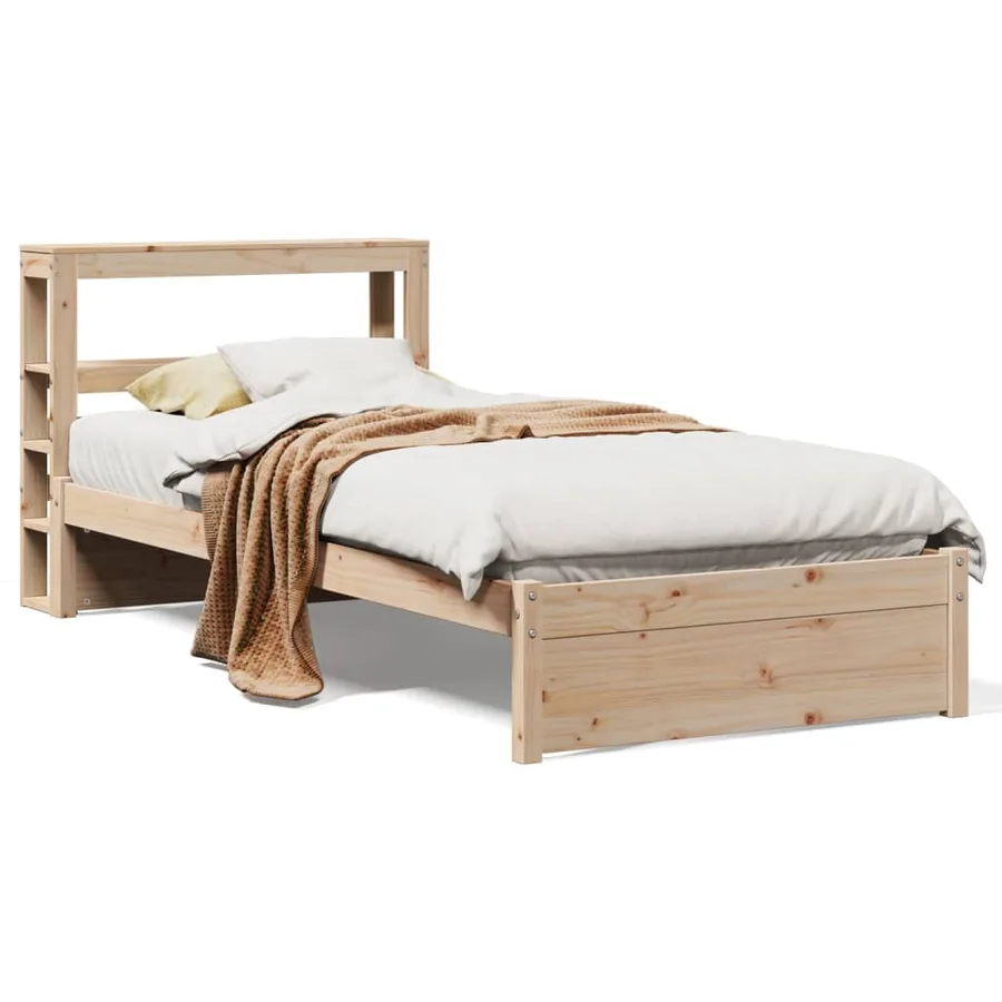 Cadre de lit avec tête de lit sans matelas 75x190 cm - 2