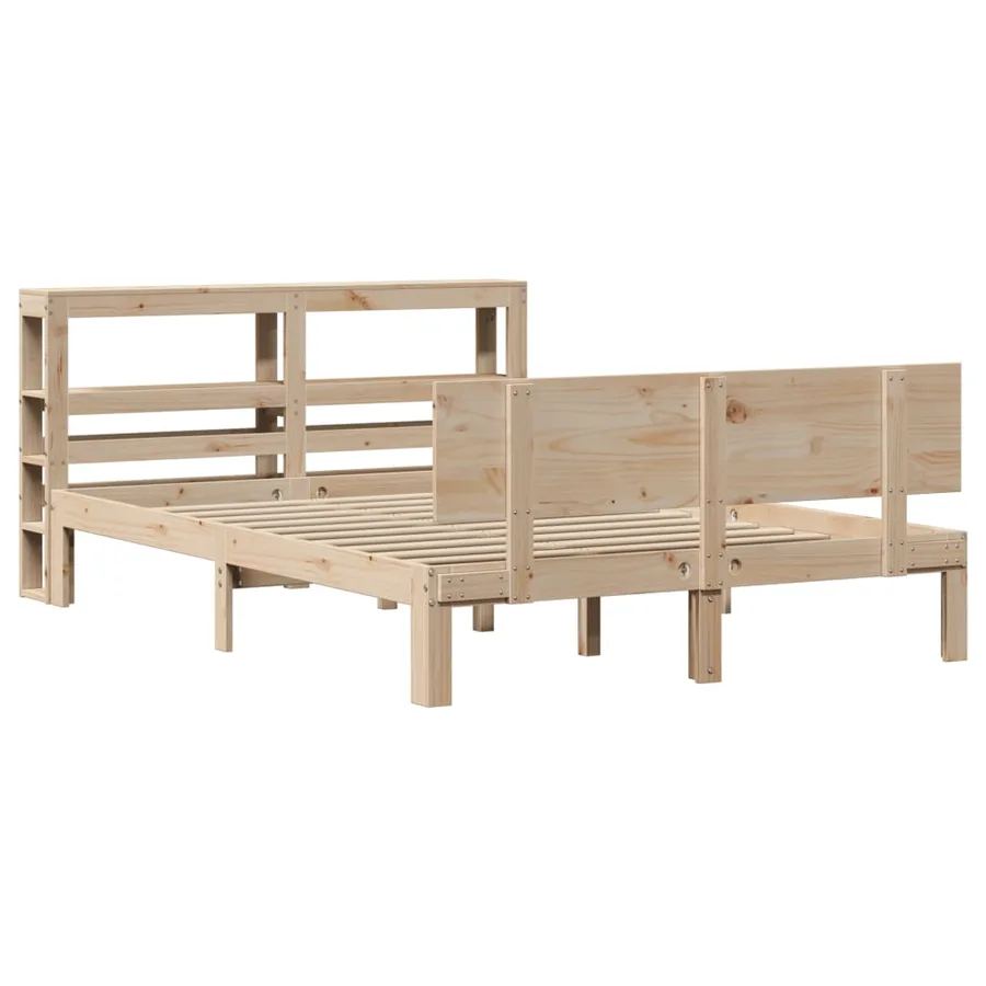 Cadre de lit avec tête de lit sans matelas 150x200 cm - 3