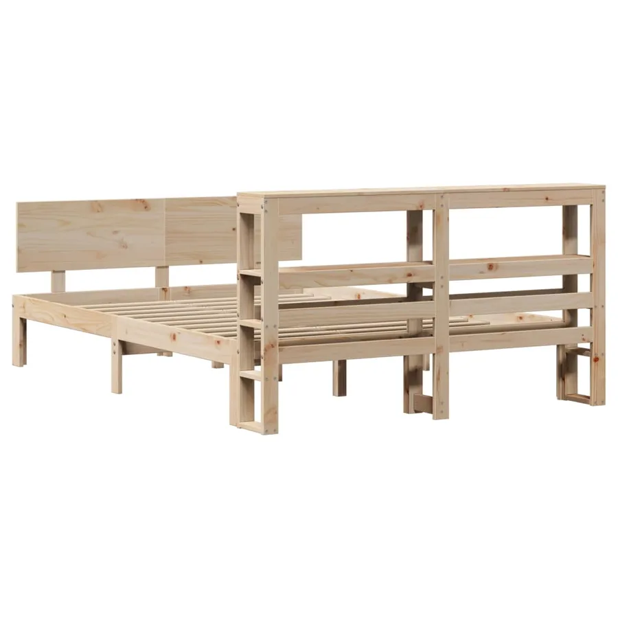 Cadre de lit avec tête de lit sans matelas 150x200 cm - 6