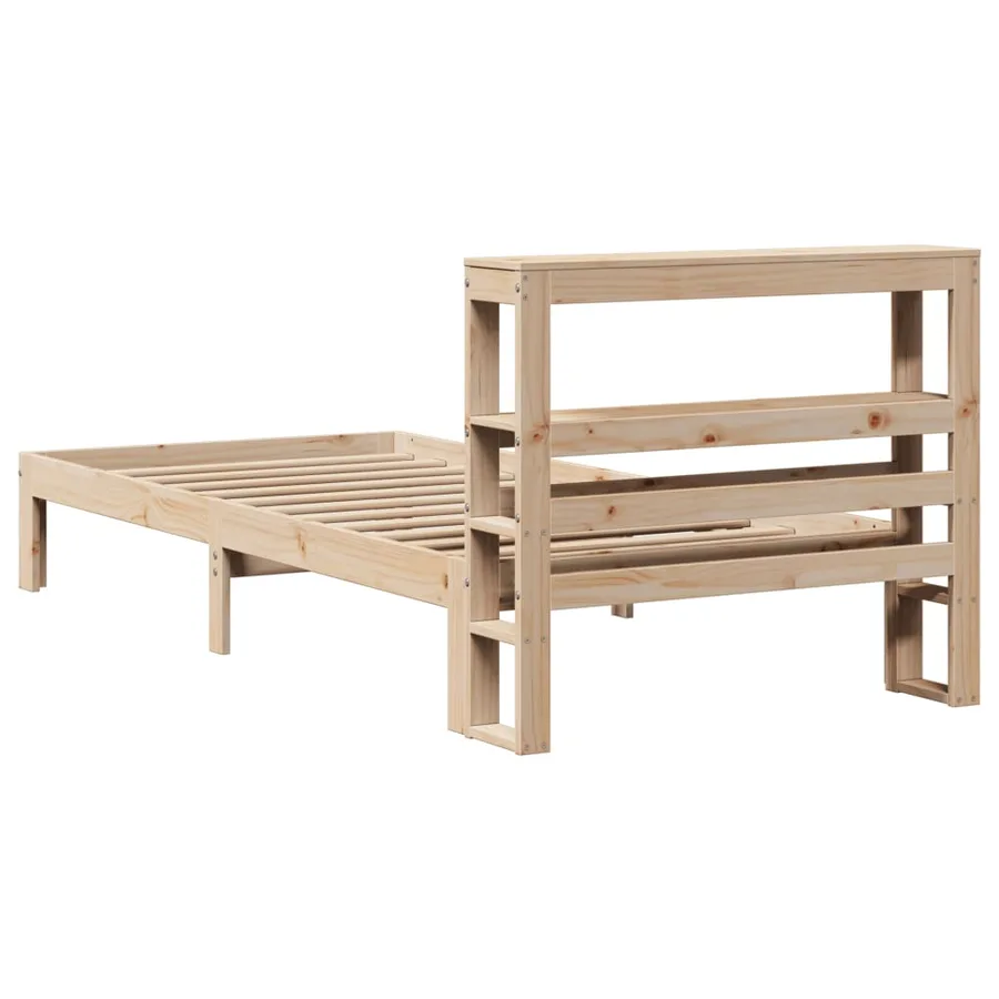Cadre de lit avec tête de lit sans matelas 90x200 cm - 6