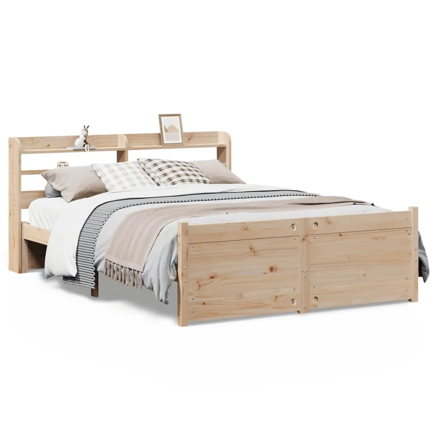 Cadre de lit avec tête de lit sans matelas 160x200 cm - 2