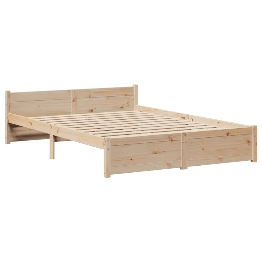 Cadre de lit avec tête de lit sans matelas 160x200 cm - 4