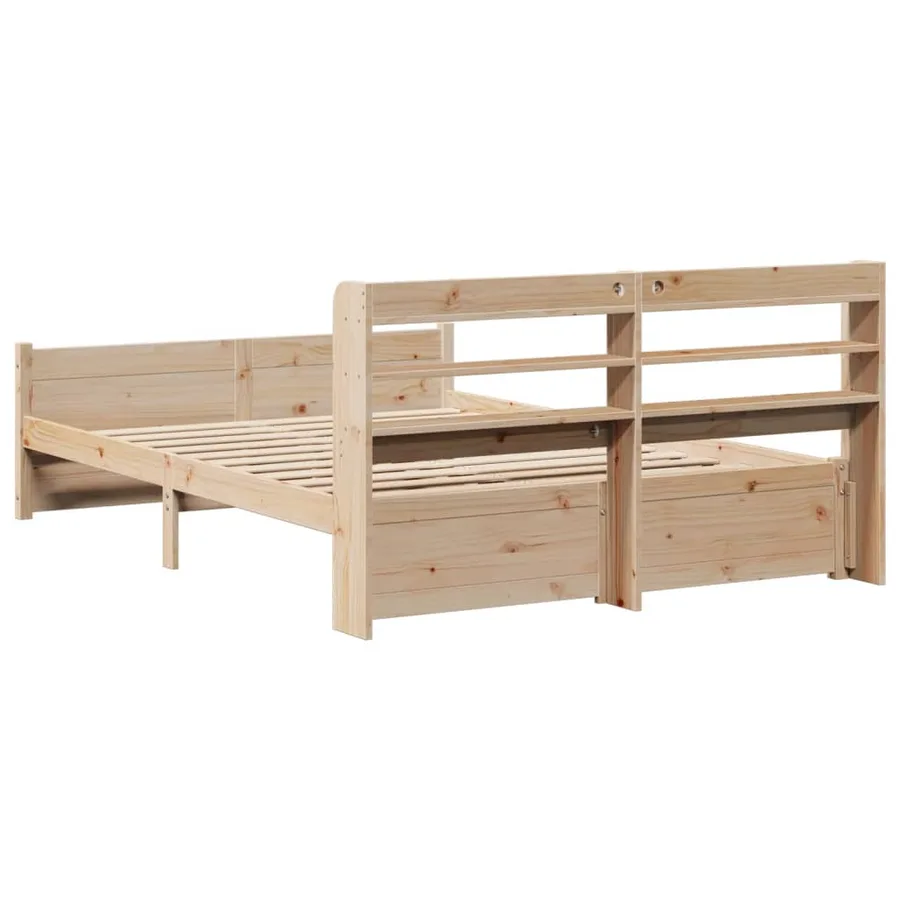 Cadre de lit avec tête de lit sans matelas 160x200 cm - 8